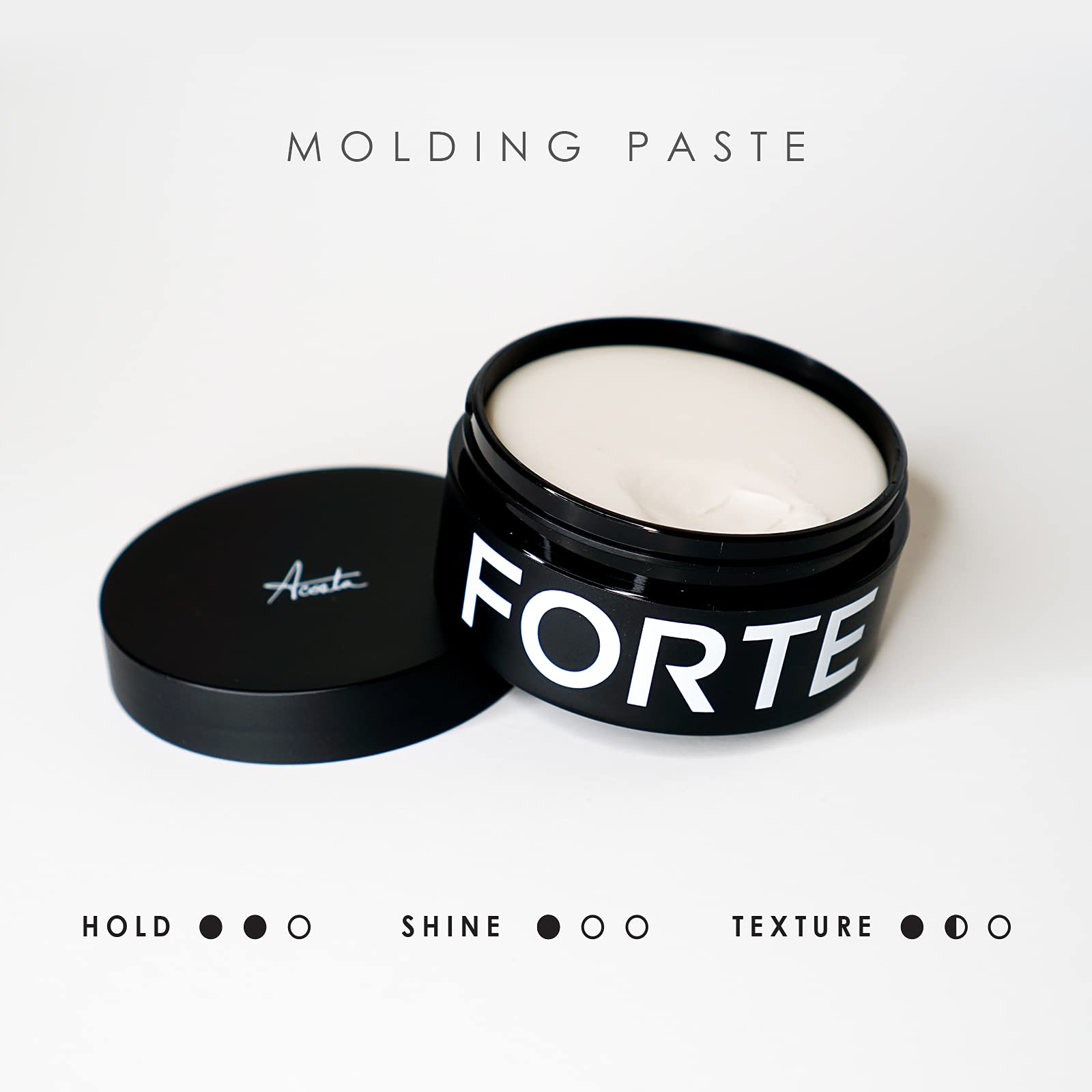 Alex Costa Forte Series Molding Paste allows effortless sculpting and texturizing for versatile looks.