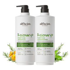 ALFHEIM Rosemary Purifying Shampoo bottle for deep-cleanse, ideal for oily hair