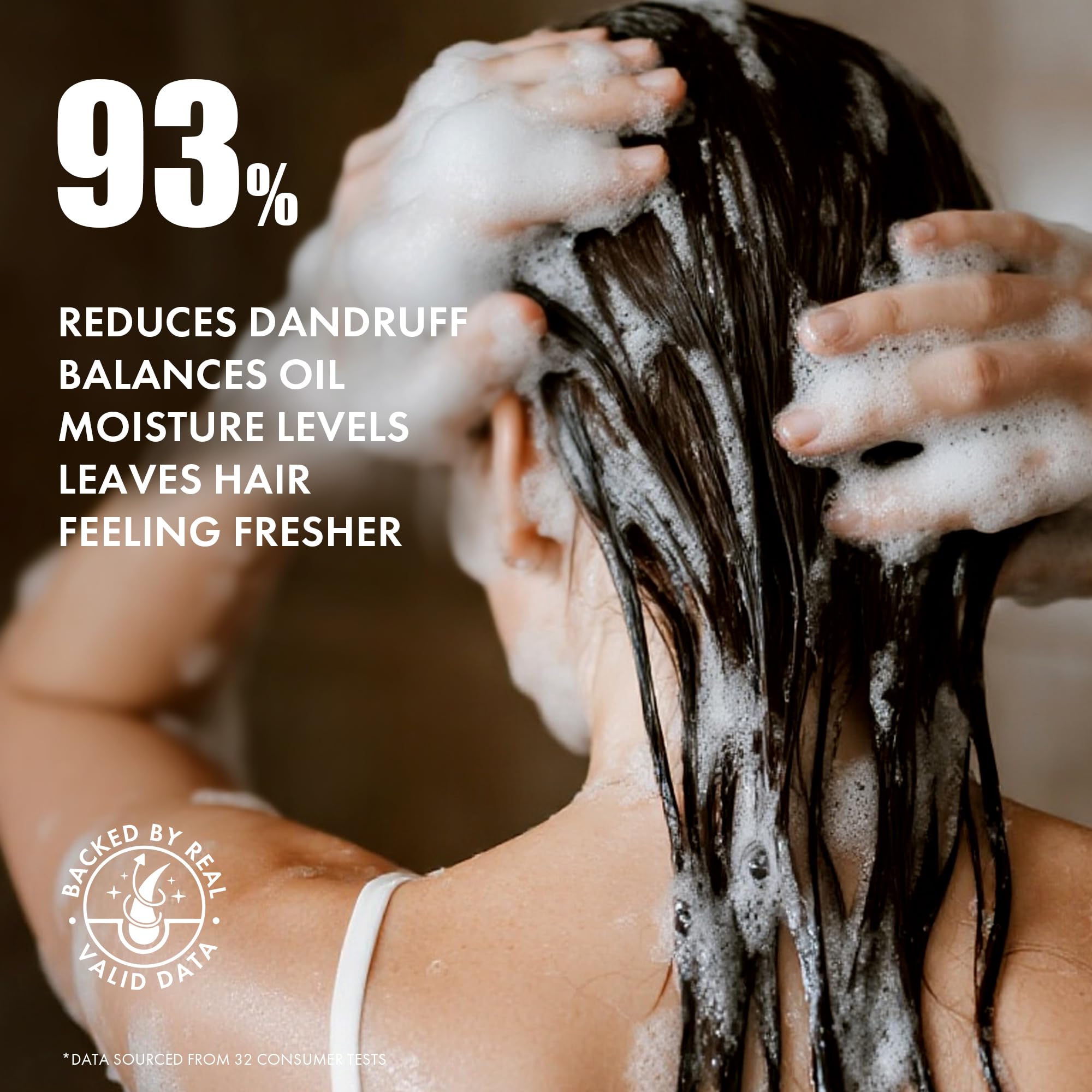 ALFHEIM Rosemary+ Purifying Shampoo close-up of jojoba and calendula for soothing care