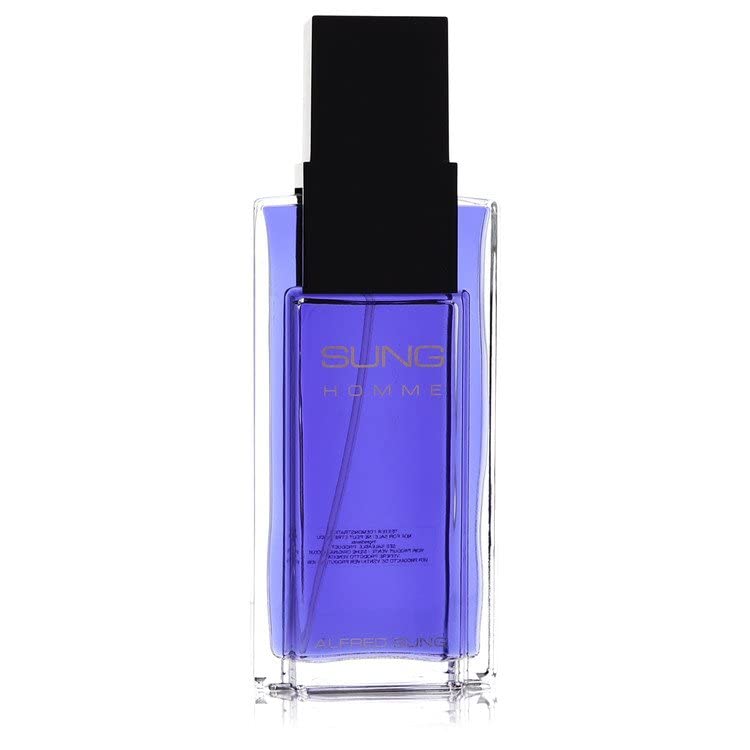 Alfred Sung EDT tester packaging close-up for sampling.