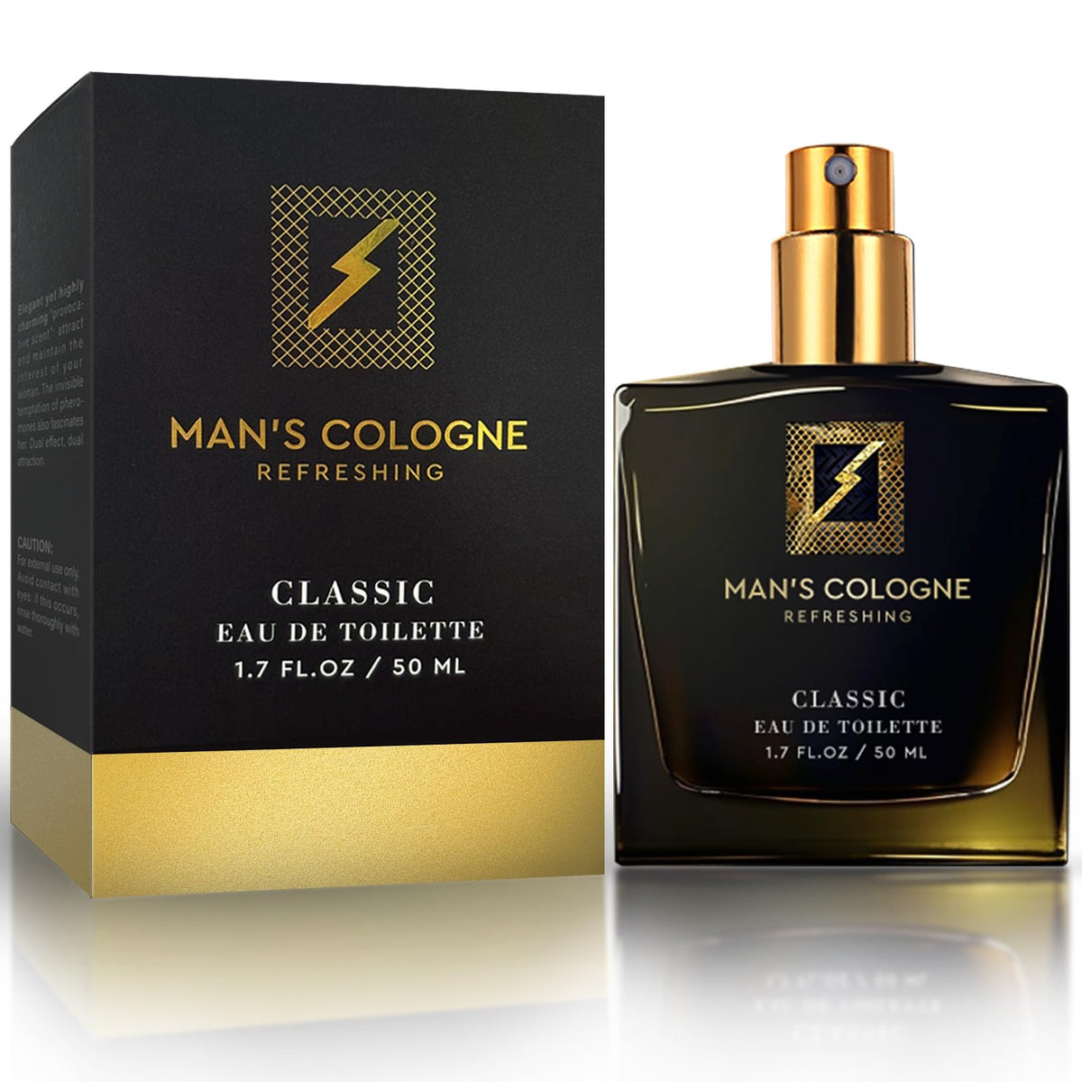 ALFREVER pheromone cologne bottle front, premium design for daily confidence.