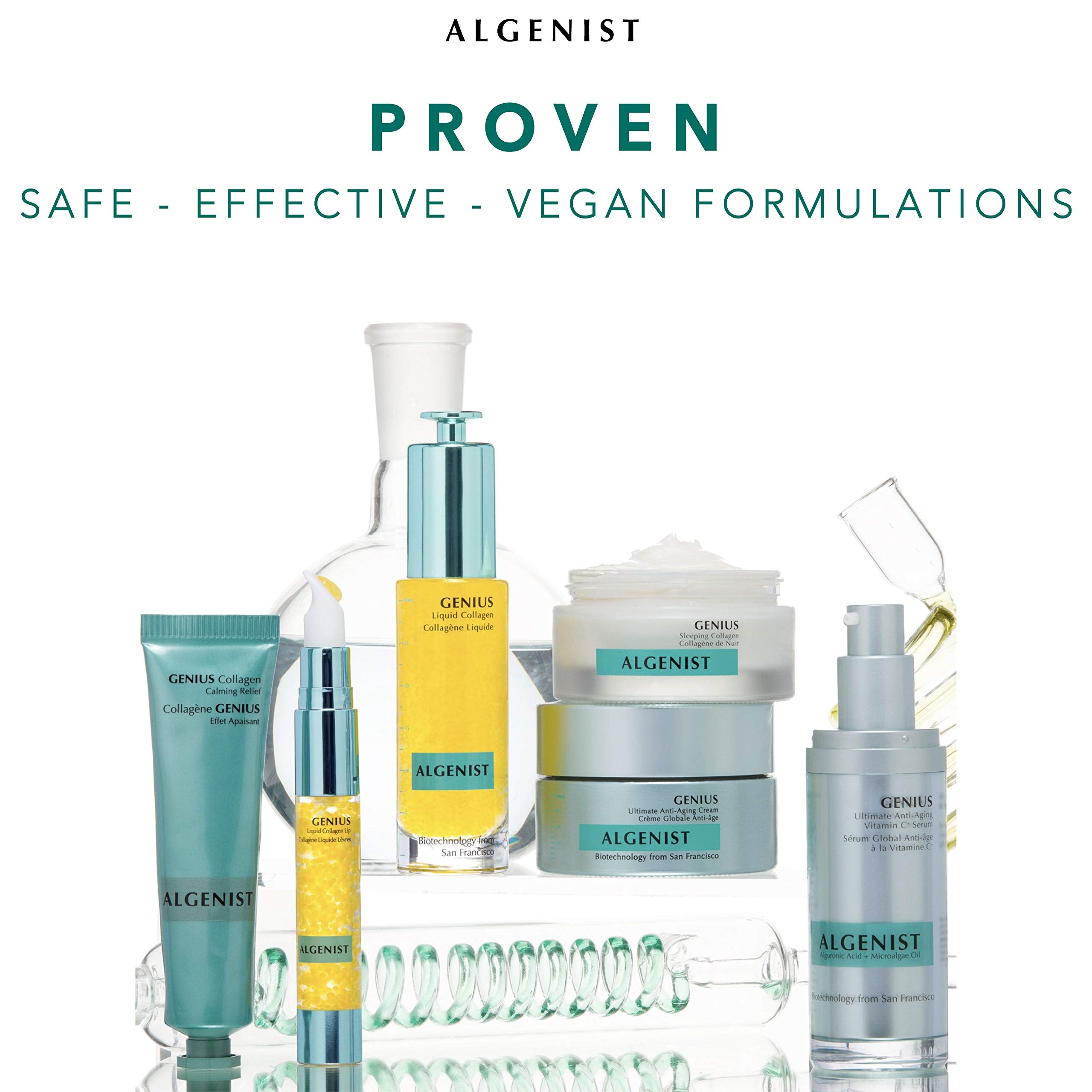 Algenist ALIVE mineral sunscreen jar highlights clean, all-mineral protection.