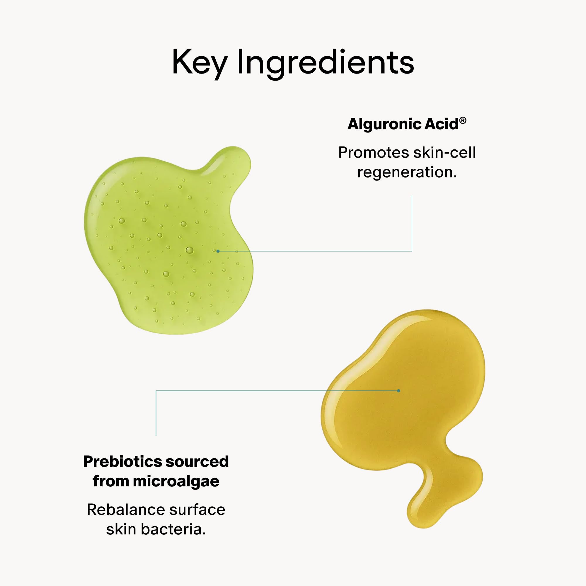 Algenist ALIVE on the neck provides mineral SPF protection.