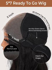 Ali Pearl body wave wig natural hairline focus for seamless blend.