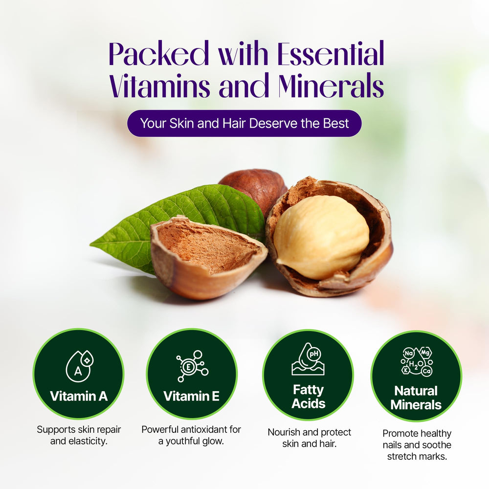 AliBell's refined shea butter for dry skin softens rough patches with creamy hydration.