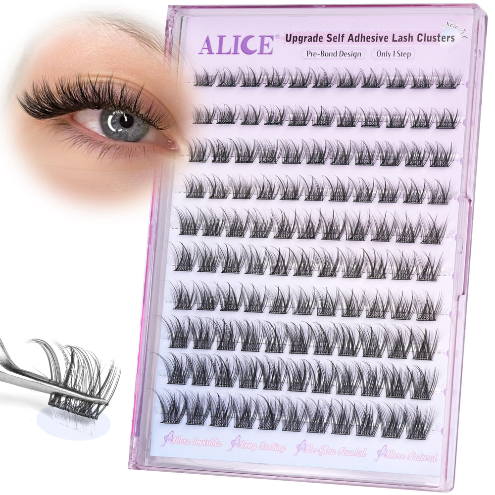 ALICE C-curly lashes create a soft, voluminous finish
