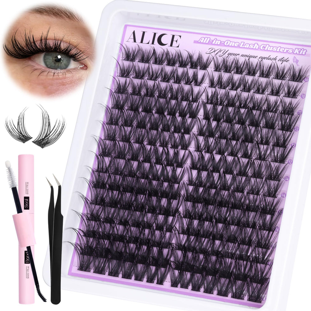 ALICE natural-looking lashes deliver lightweight comfort for everyday wear.