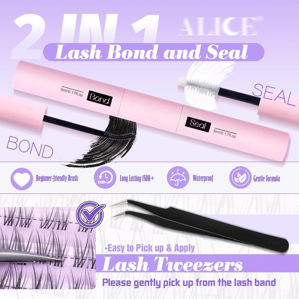 ALICE eyelash tweezers tool for precise home application