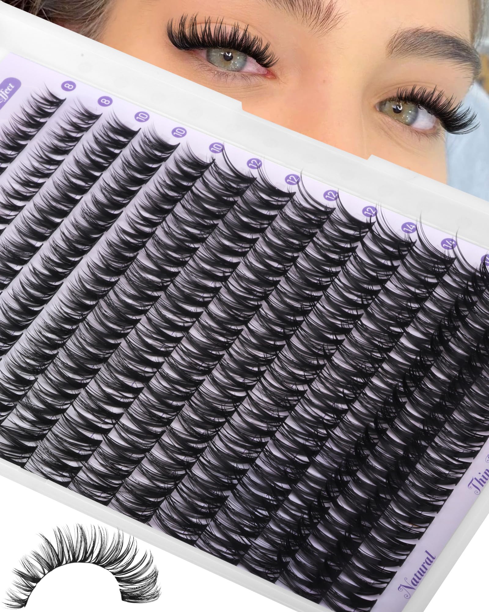 ALICE Flaunt Lash Clusters feathery-texture provides light, comfortable wear