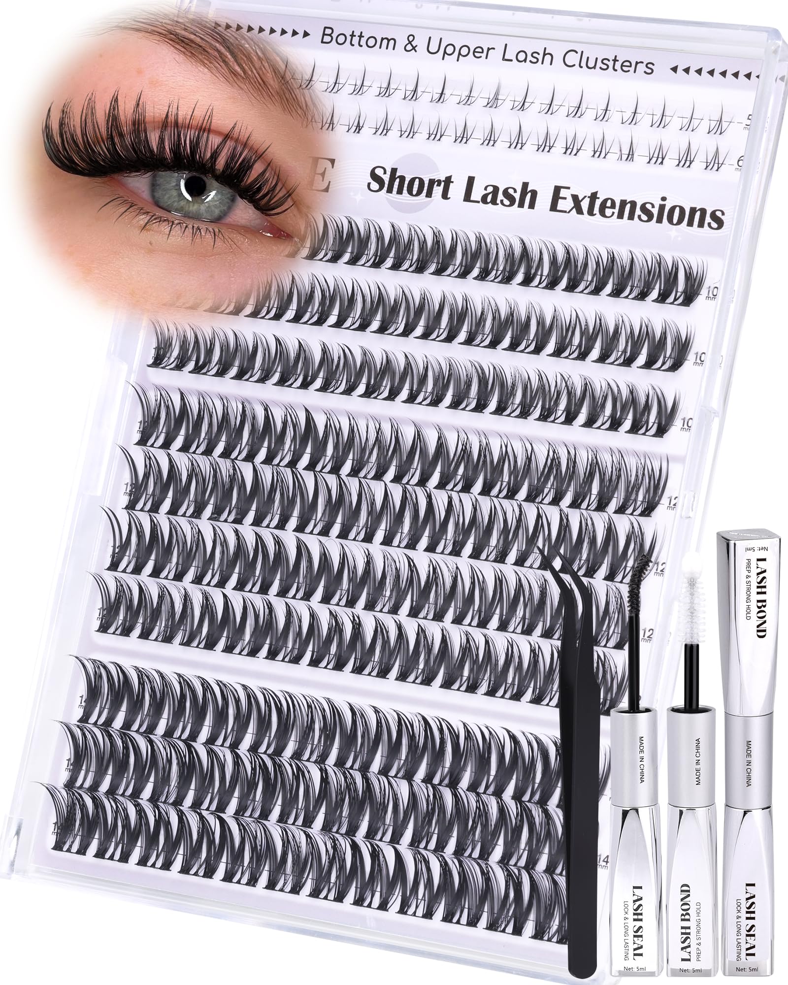 ALICE Flaunt Lash Clusters Kit soft-band lashes blend with natural lashes.