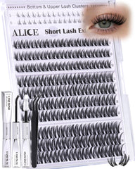 ALICE Flaunt Lash Clusters Kit top clusters for a wispy, natural-looking finish.