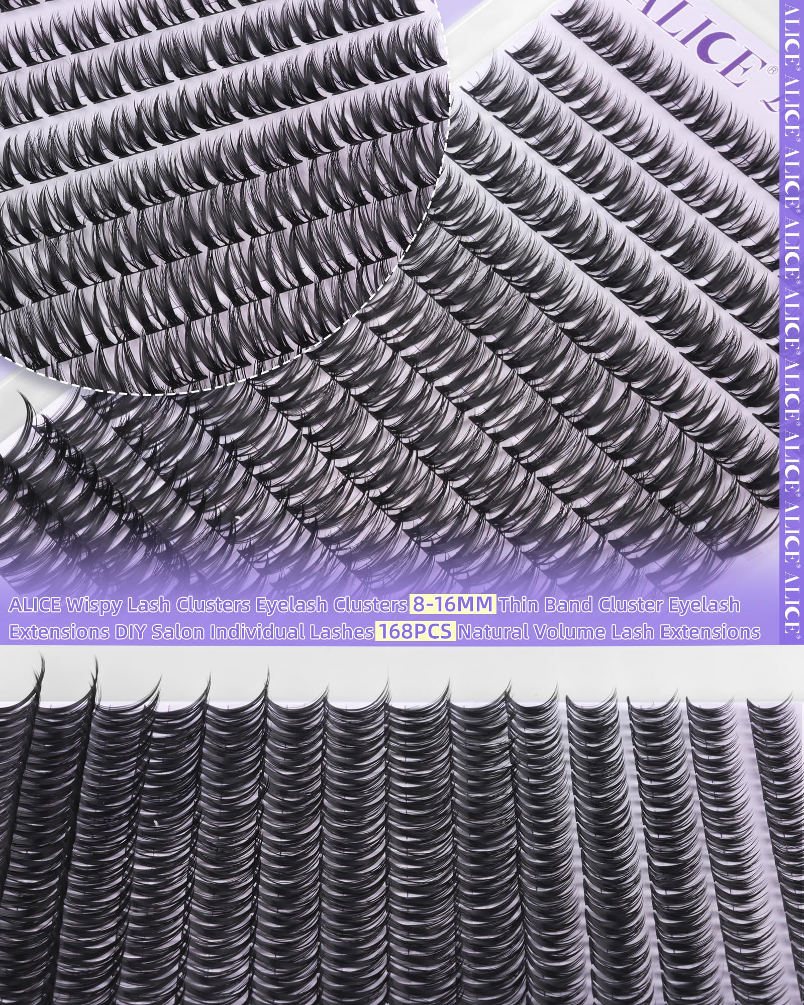 ALICE Flaunt Lash Clusters natural-blend helps lashes look effortless and cohesive
