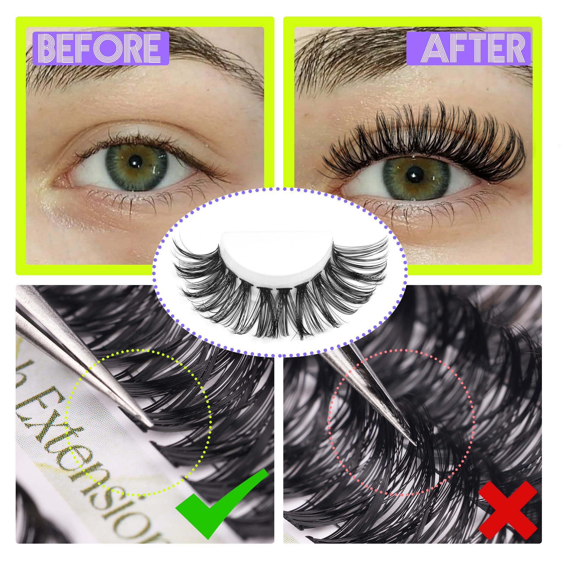 ALICE Lash Clusters DIY salon kit for at-home lash artistry