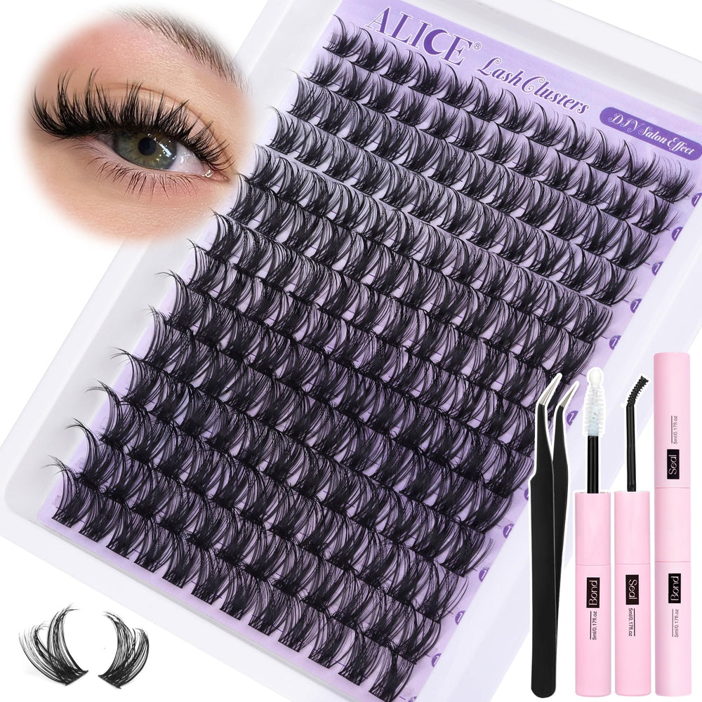 ALICE DIY lash assembly with clusters lets you build personalized volume at home.