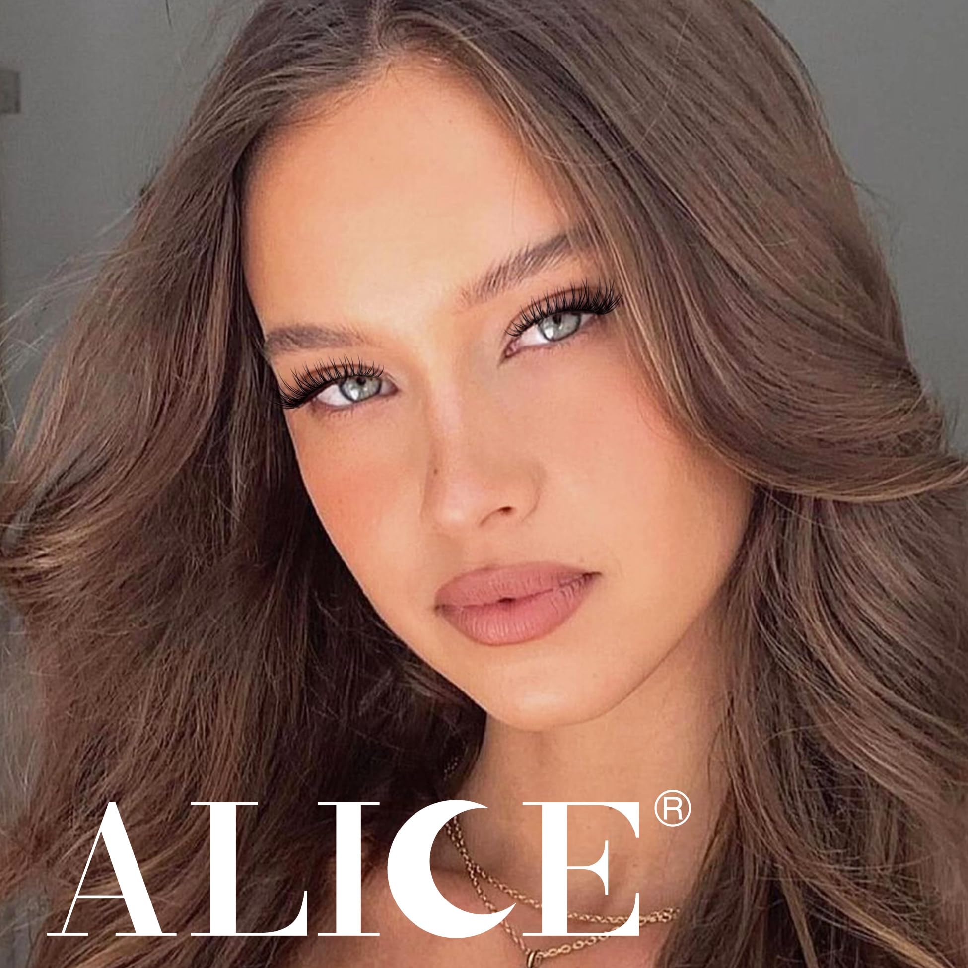 ALICE lash clusters provide a natural wispy effect for daily wear