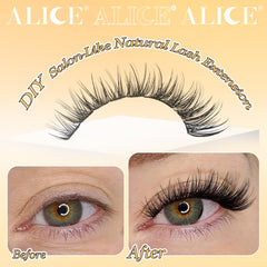 ALICE Lash Clusters Soft Band image emphasizes comfortable wear and natural separation.