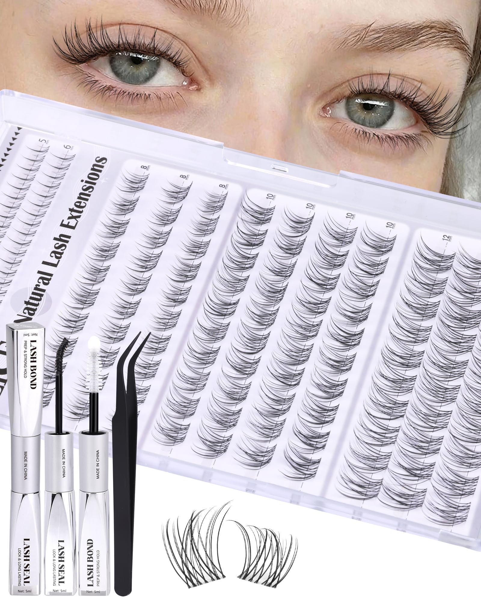 ALICE protective seal to extend lash wear and cleanliness