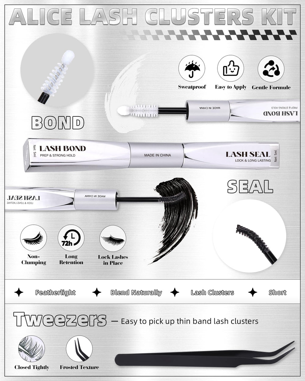 ALICE precision tweezers for easy cluster placement