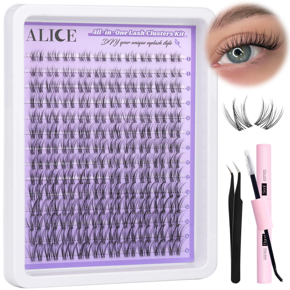 ALICE 8-16mm lash-length range for customizable looks