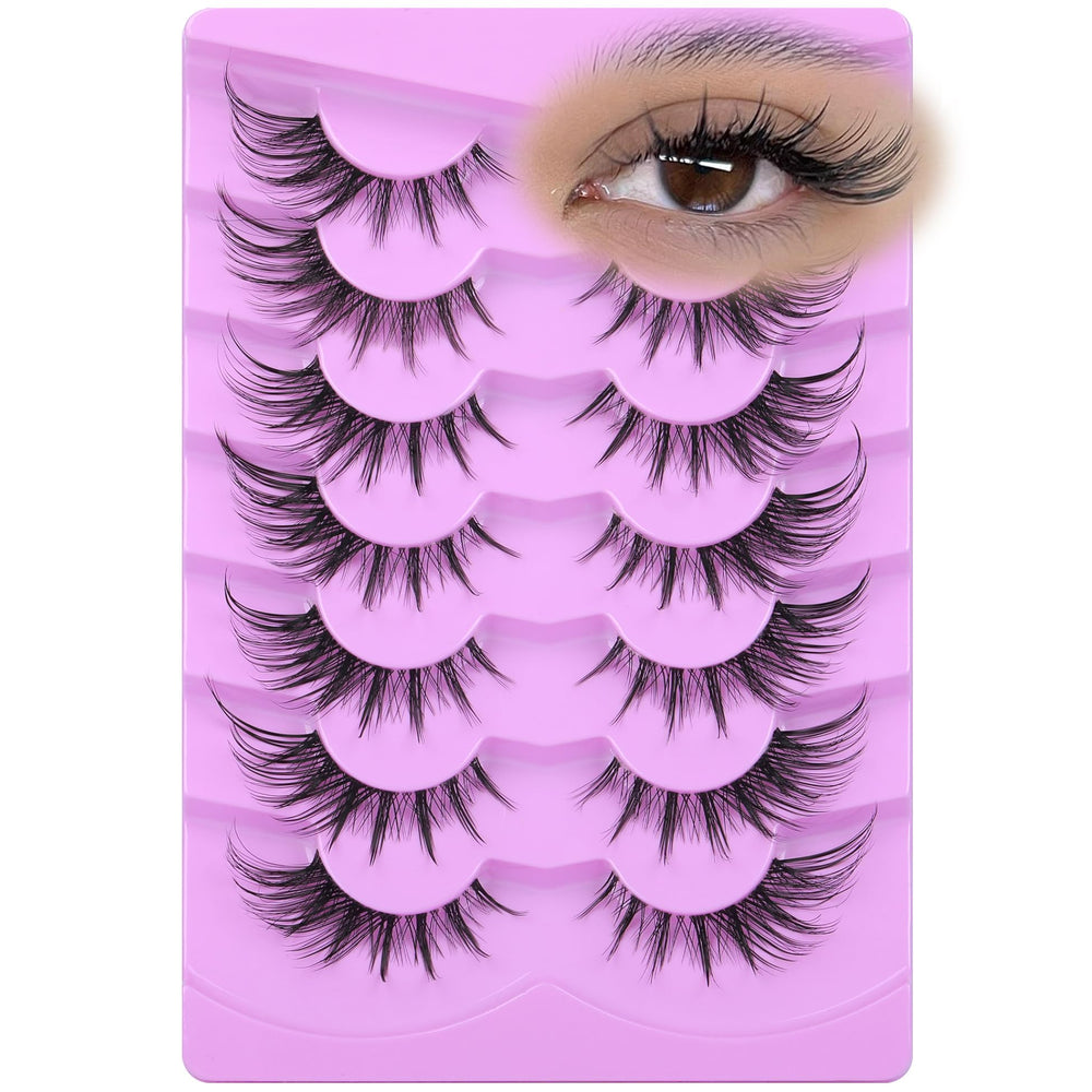 ALICE Fox Eye clear-band manga lashes for bold eye definition