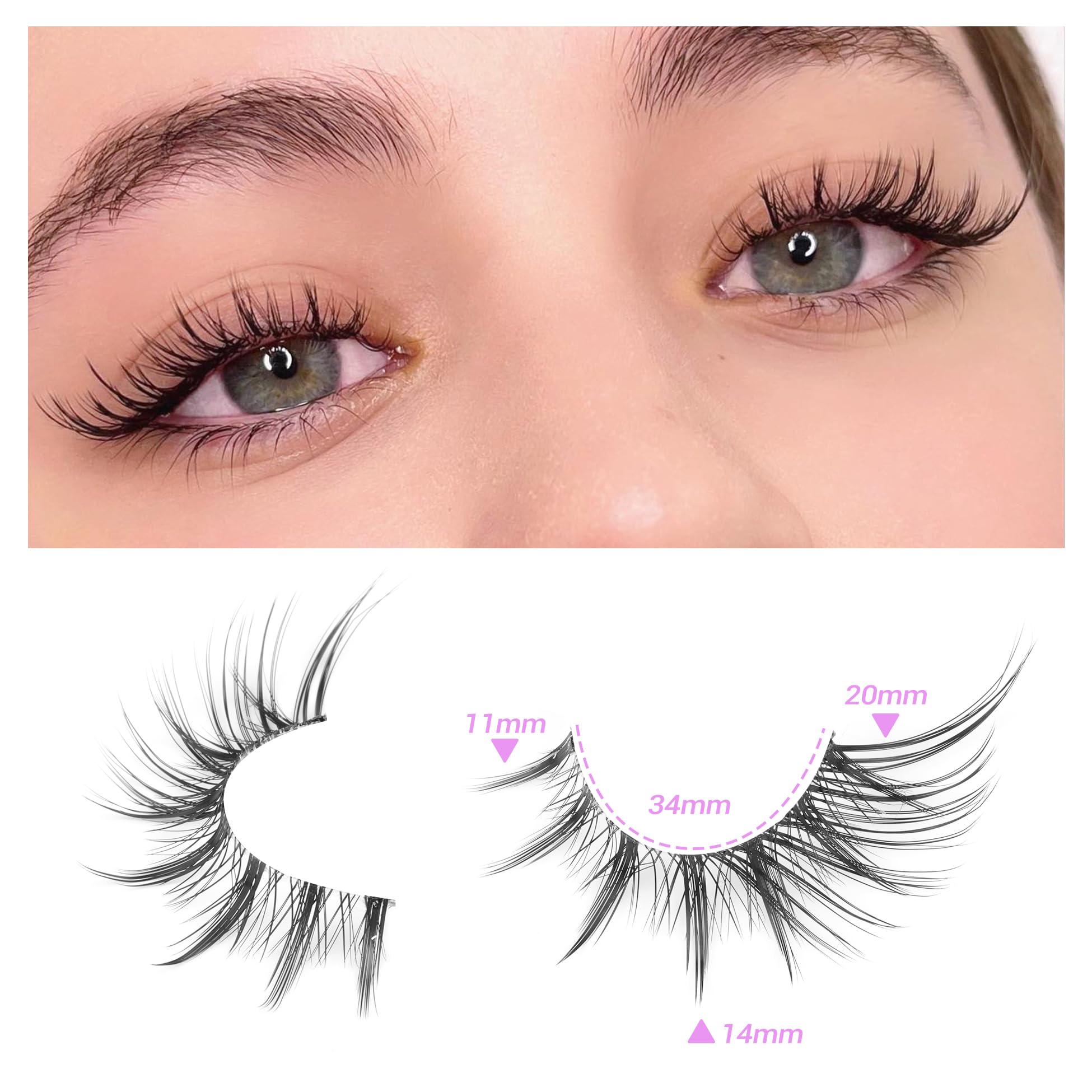 ALICE Korean-inspired spiky lashes suited for cosplay and daily wear