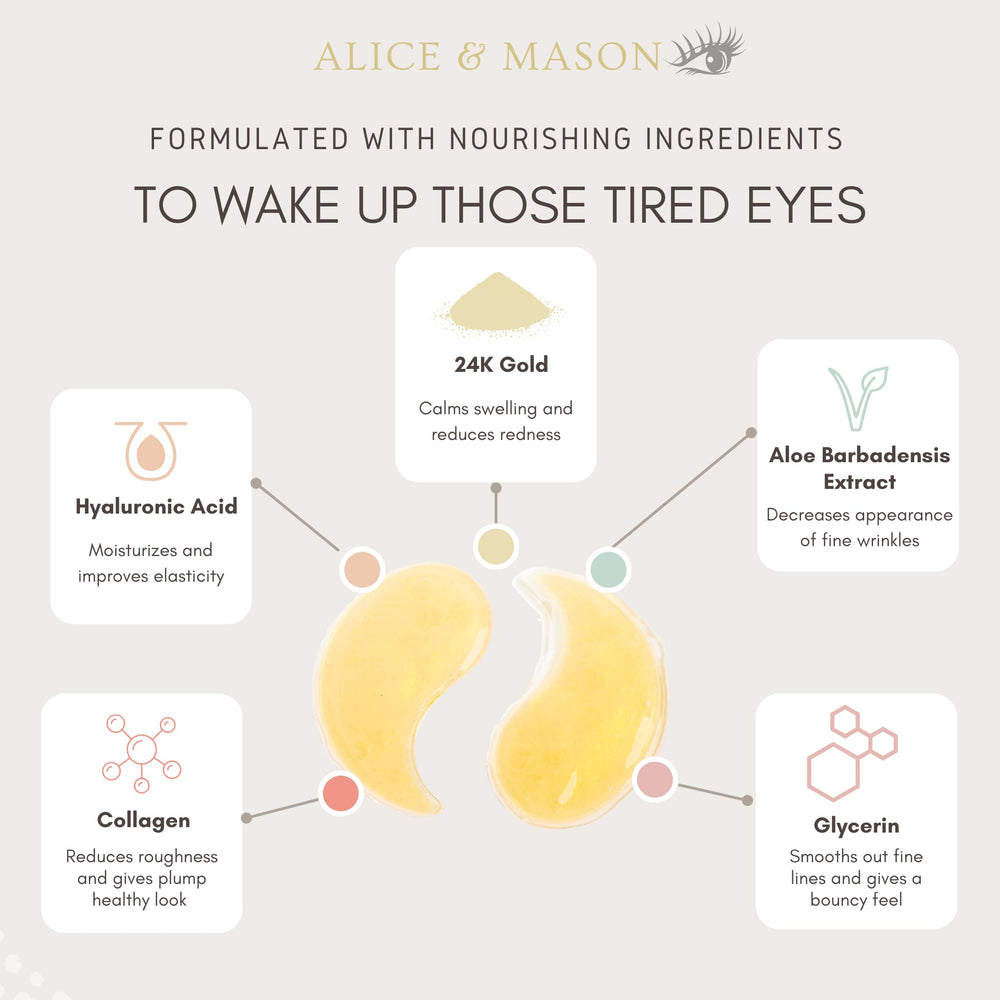 Alice & Mason eye patches with hyaluronic acid for hydration under eyes