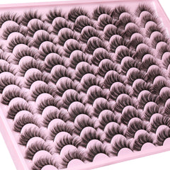 ALICE mink fluffy cat-eye strip lashes with soft, feathery volume.