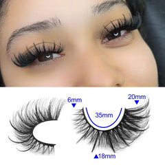 ALICE Natural Cat Eye lashes for subtle everyday glamour