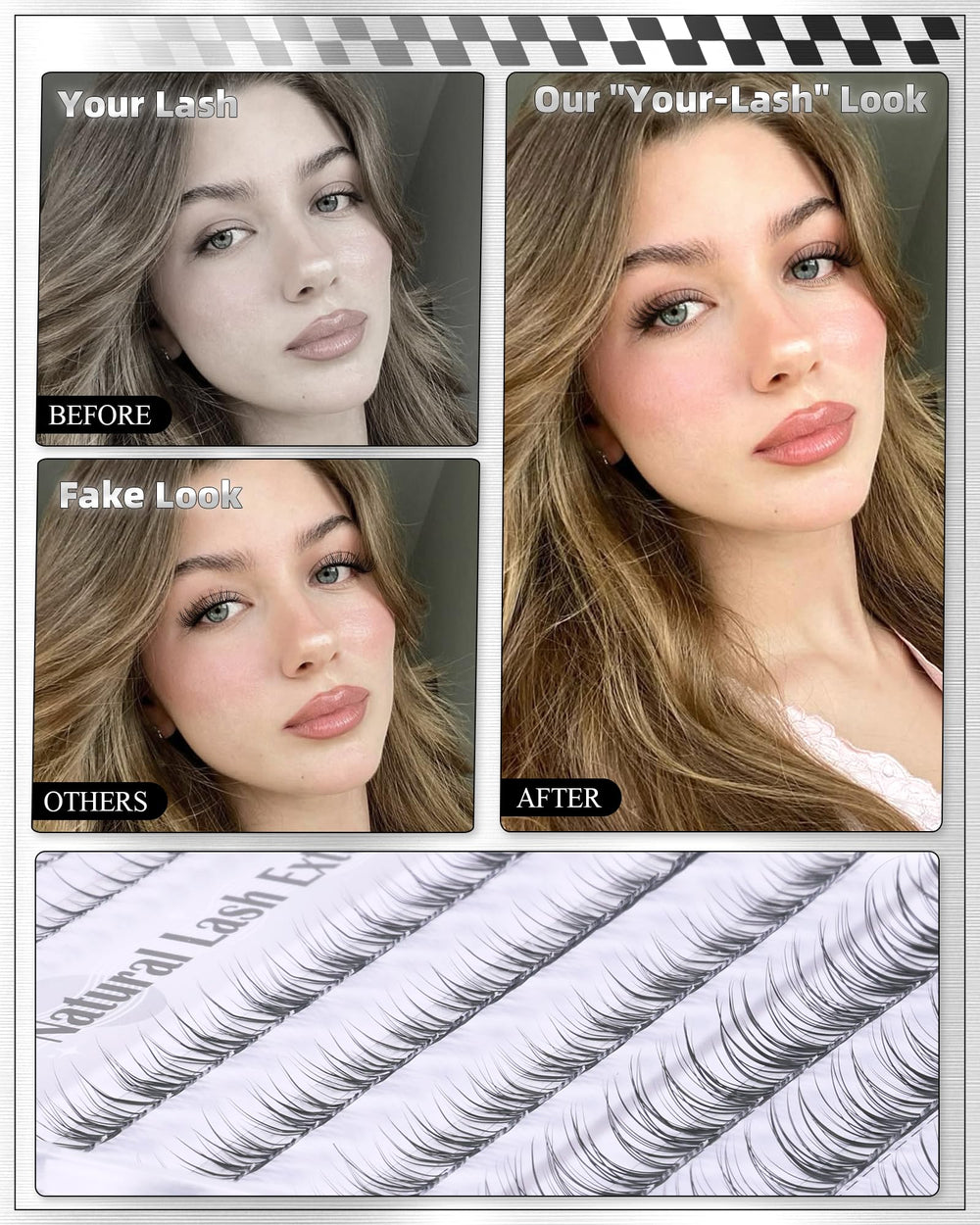 ALICE natural wispy look with beginner-friendly design