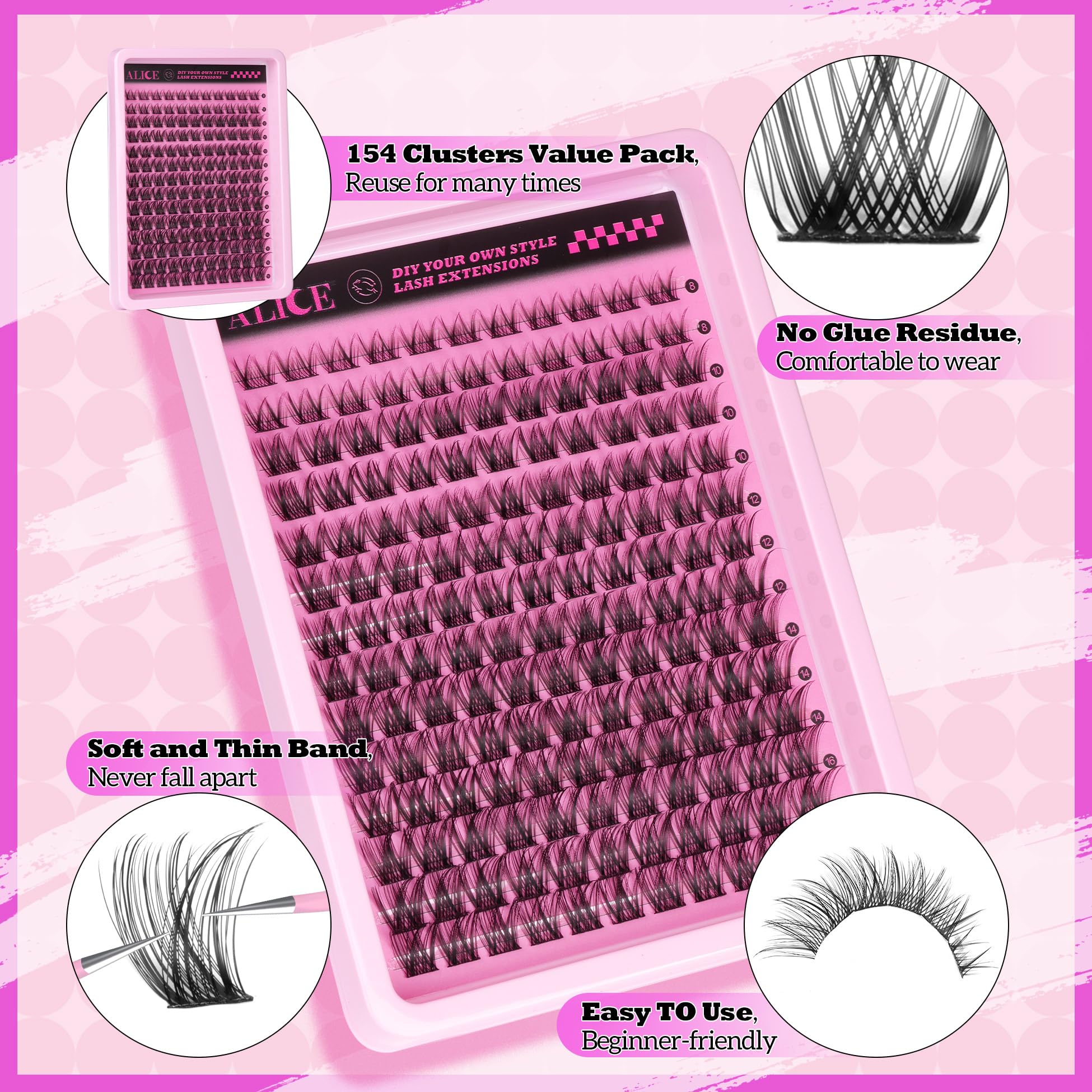 ALICE lightweight application with no residue for comfort
