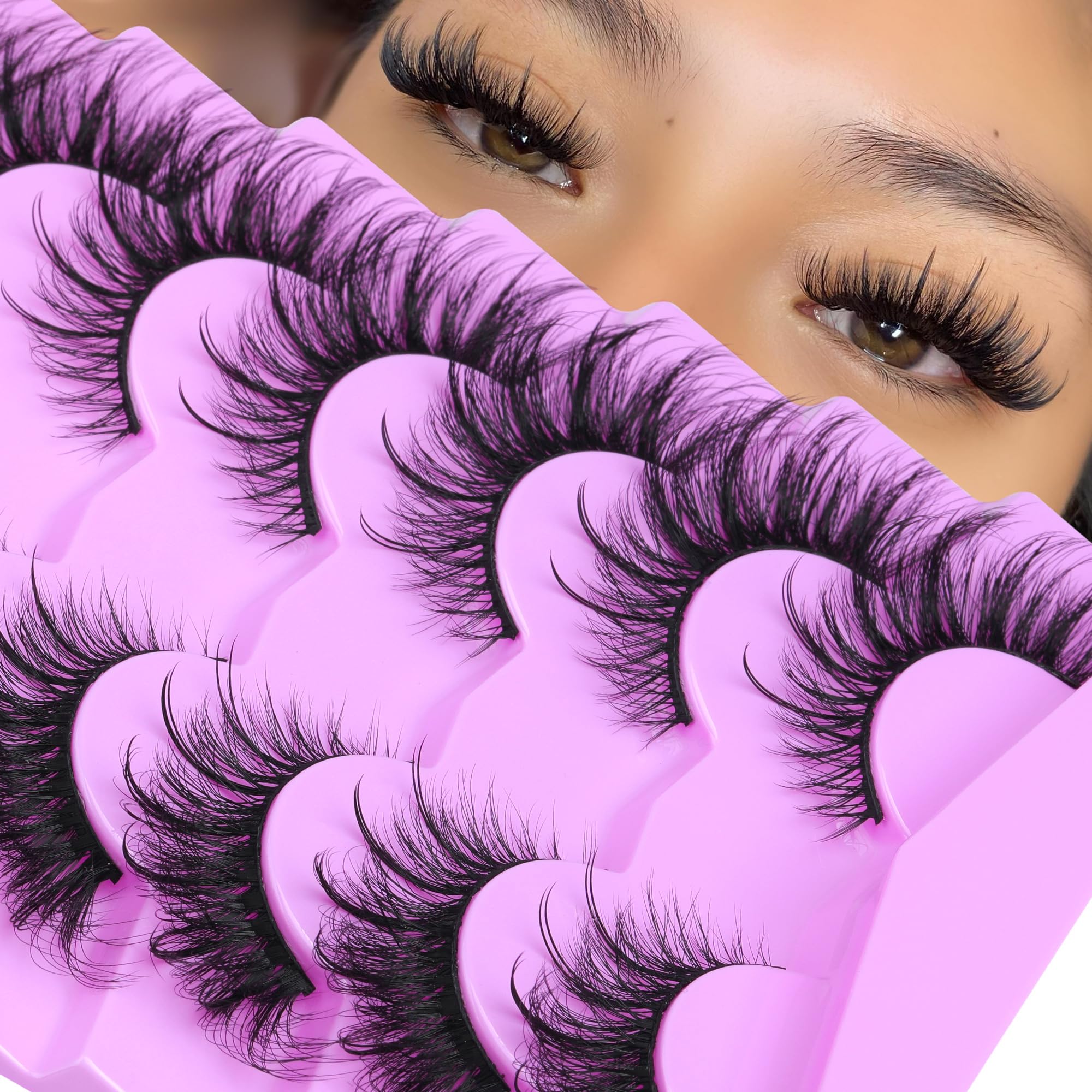ALICE Vegan soft synthetic lashes offering reusable wear