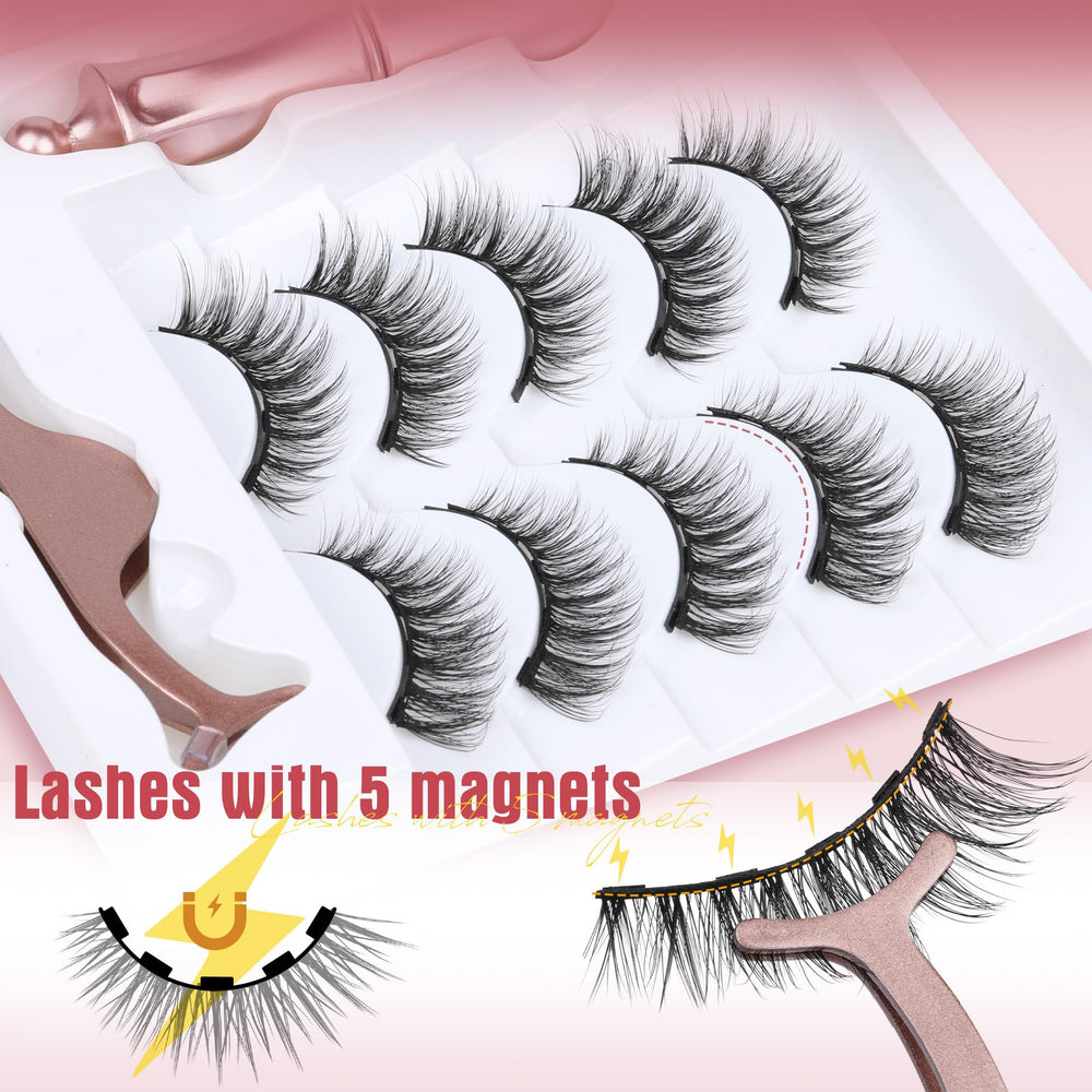 ALICROWN HAIR 5ml magnetic eyeliner for strong, long-lasting hold.