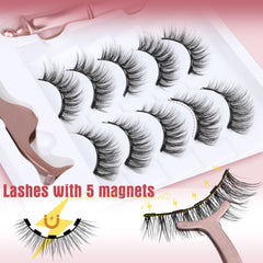 ALICROWN HAIR 5ml magnetic eyeliner for strong, long-lasting hold.
