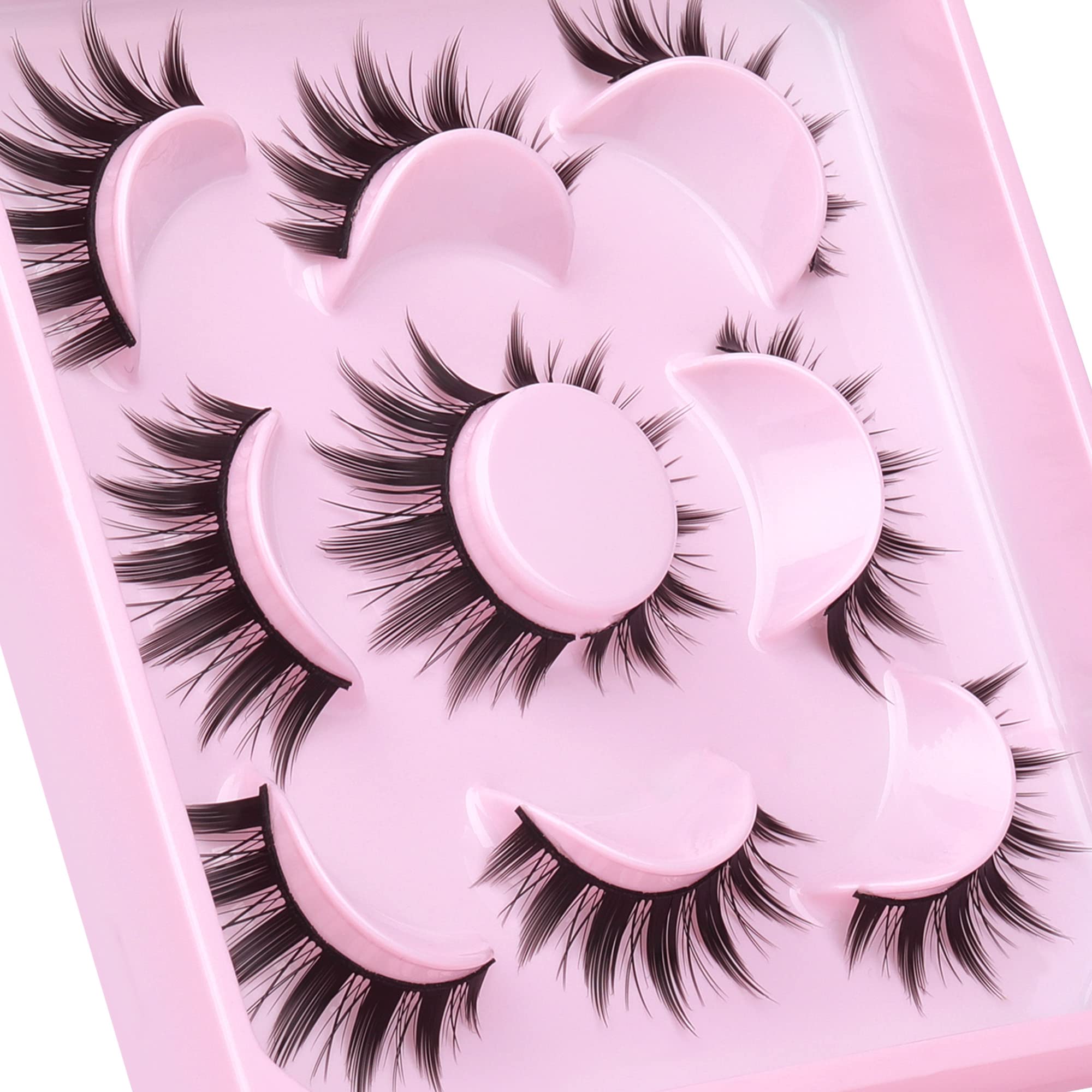 ALICROWN HAIR Anime lashes appear thick and black, yet natural on the eye.
