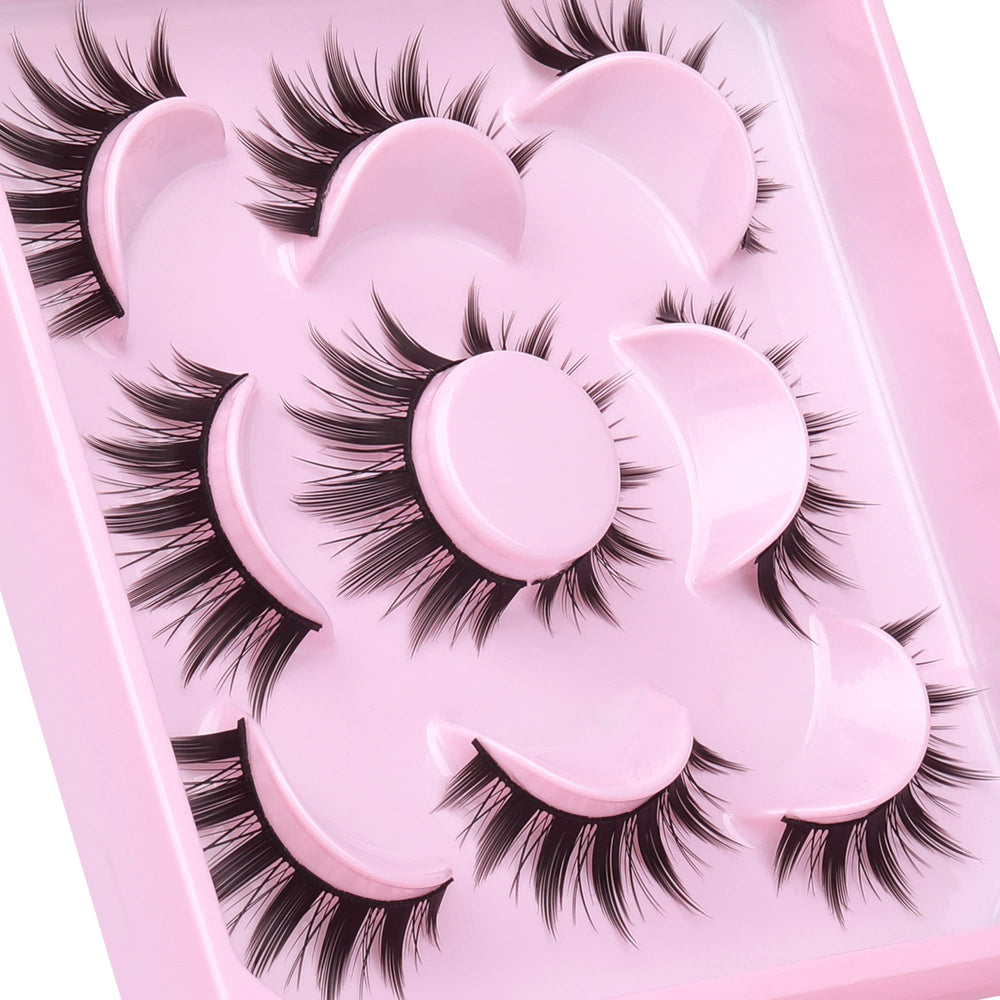 ALICROWN HAIR Anime lashes appear thick and black, yet natural on the eye.