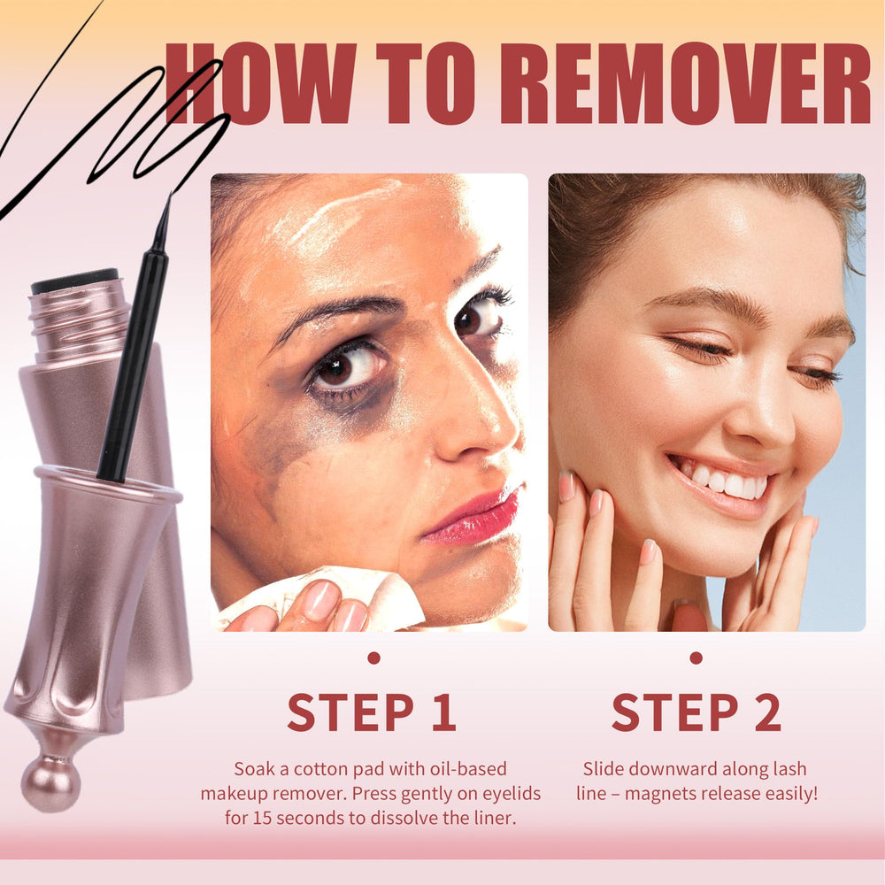 ALICROWN HAIR easy removal using oil-based makeup remover.