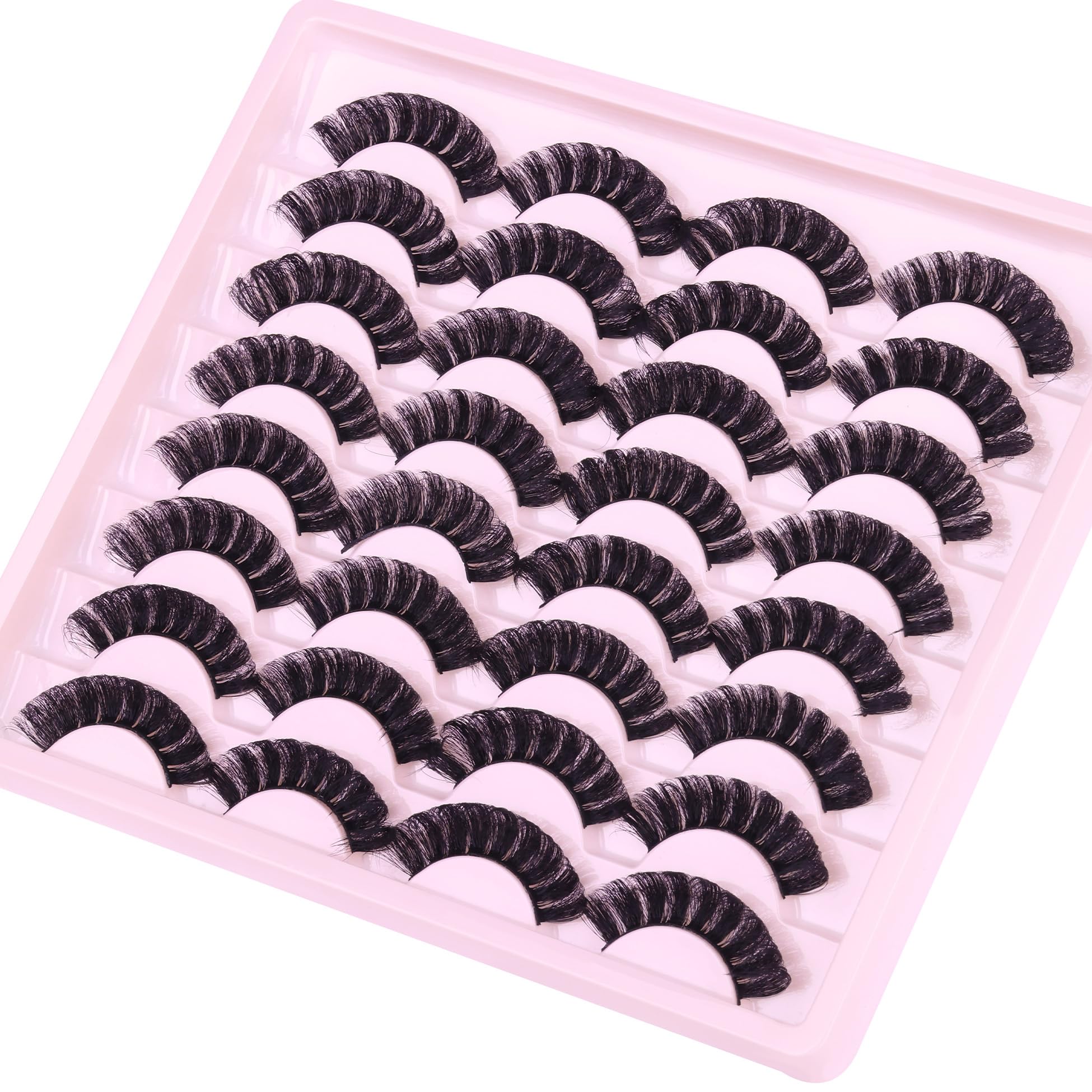 ALICROWN HAIR lashes with extensions-like look for everyday charm