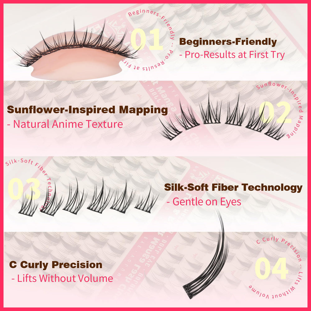 ALICROWN HAIR lash bond and seal ensure secure wear.