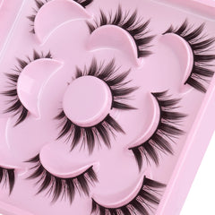 ALICROWN HAIR Doll lashes with flexible cotton band for comfortable wear.