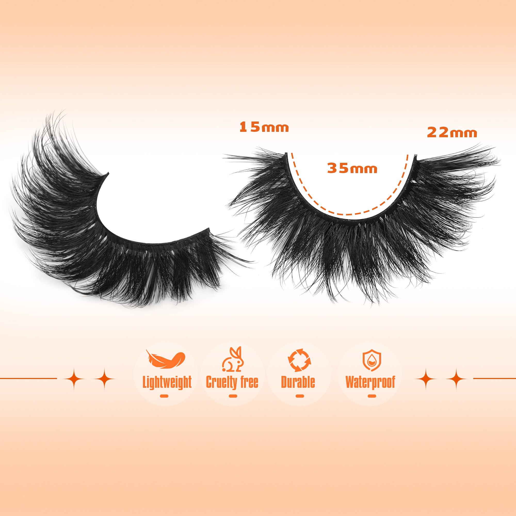 ALICROWN HAIR Strip Lashes durable flexible band for comfortable wear.