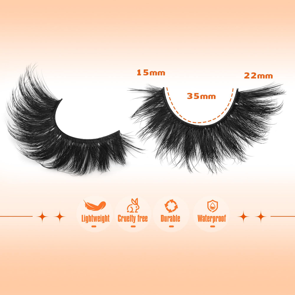 ALICROWN HAIR Strip Lashes durable flexible band for comfortable wear.