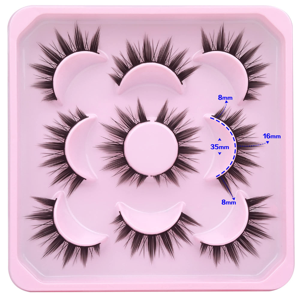 ALICROWN HAIR Flexible, soft lash band supports comfortable all-day wear.