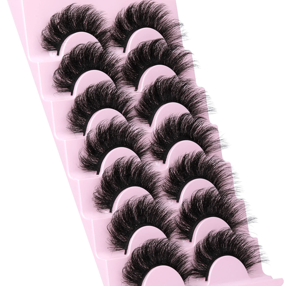 ALICROWN Vegan faux mink lashes for cruelty-free glam.