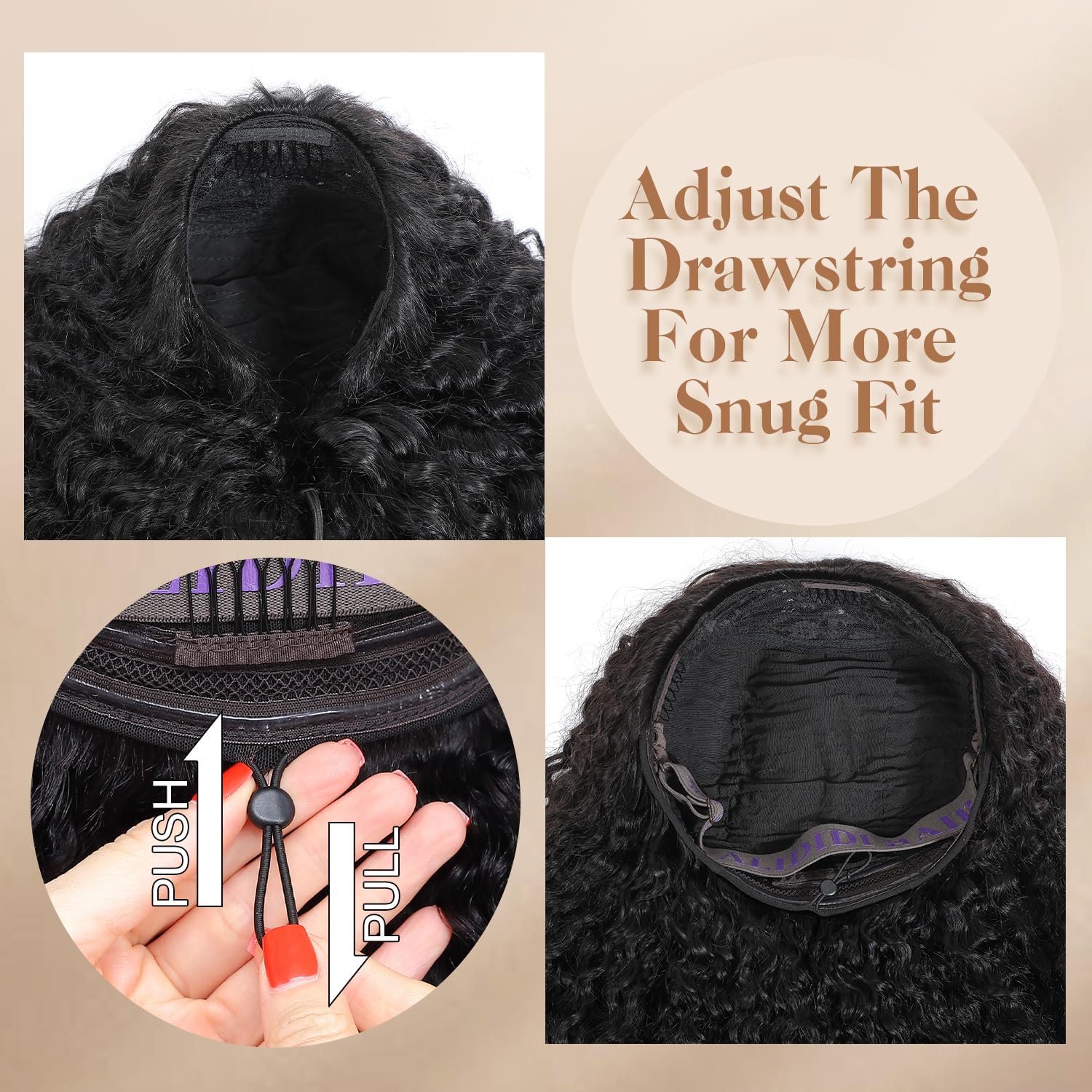 ALIDIDI Super Mini Knots flip-over design allows effortless 10-second styling