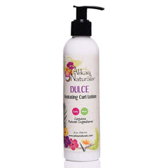 Alikay Naturals Dulce Hydrating Curl Lotion bottle with kokum butter and argan oil for moisturized curls