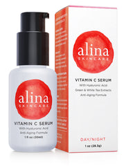 Alina Skin Care packaging box highlights science driven formulation