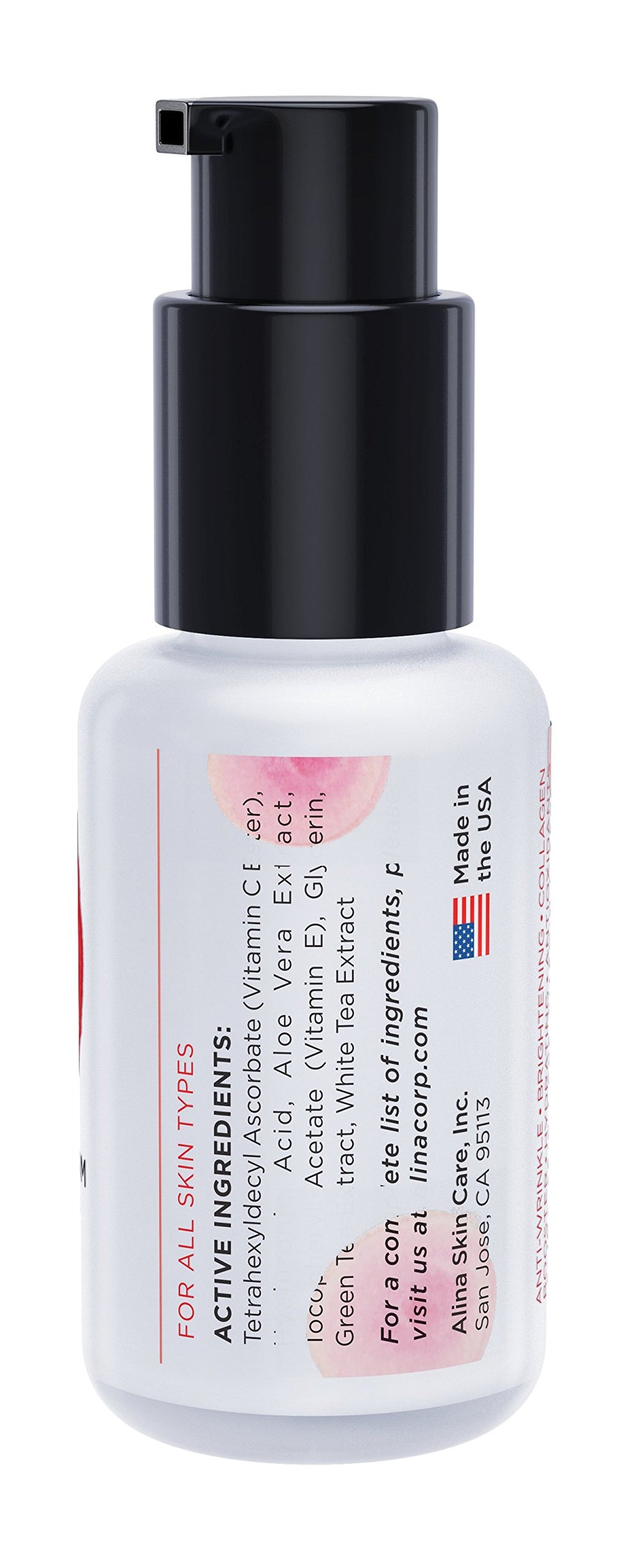 Alina Skin Care serum texture closeup reveals silky, fast absorbing hydration
