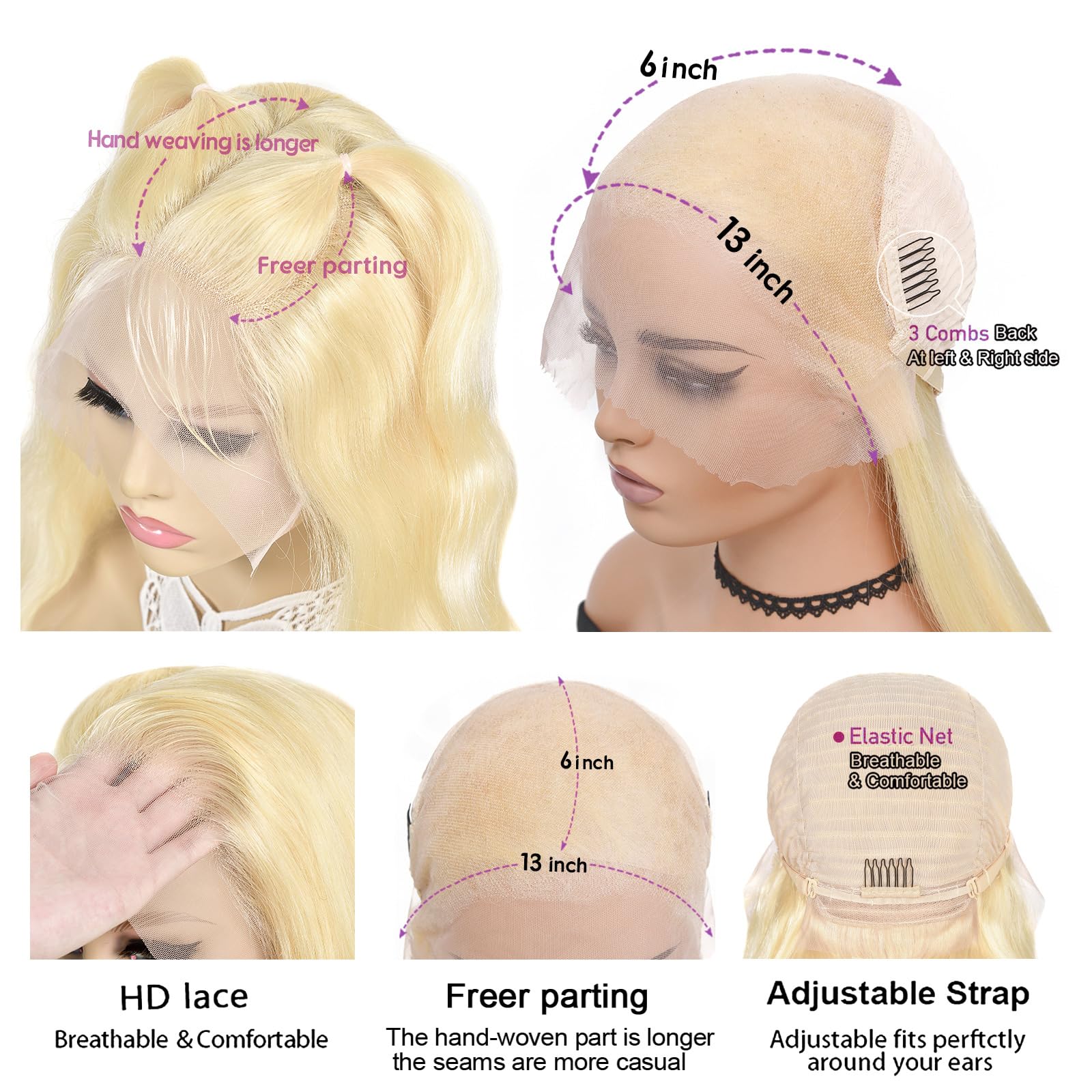 Alipeacock 30 inch blonde wig in body wave for dramatic looks