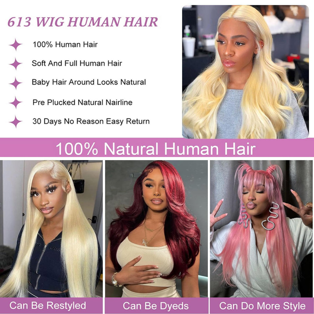 Alipeacock 613 wig with bleached knots for seamless hairline
