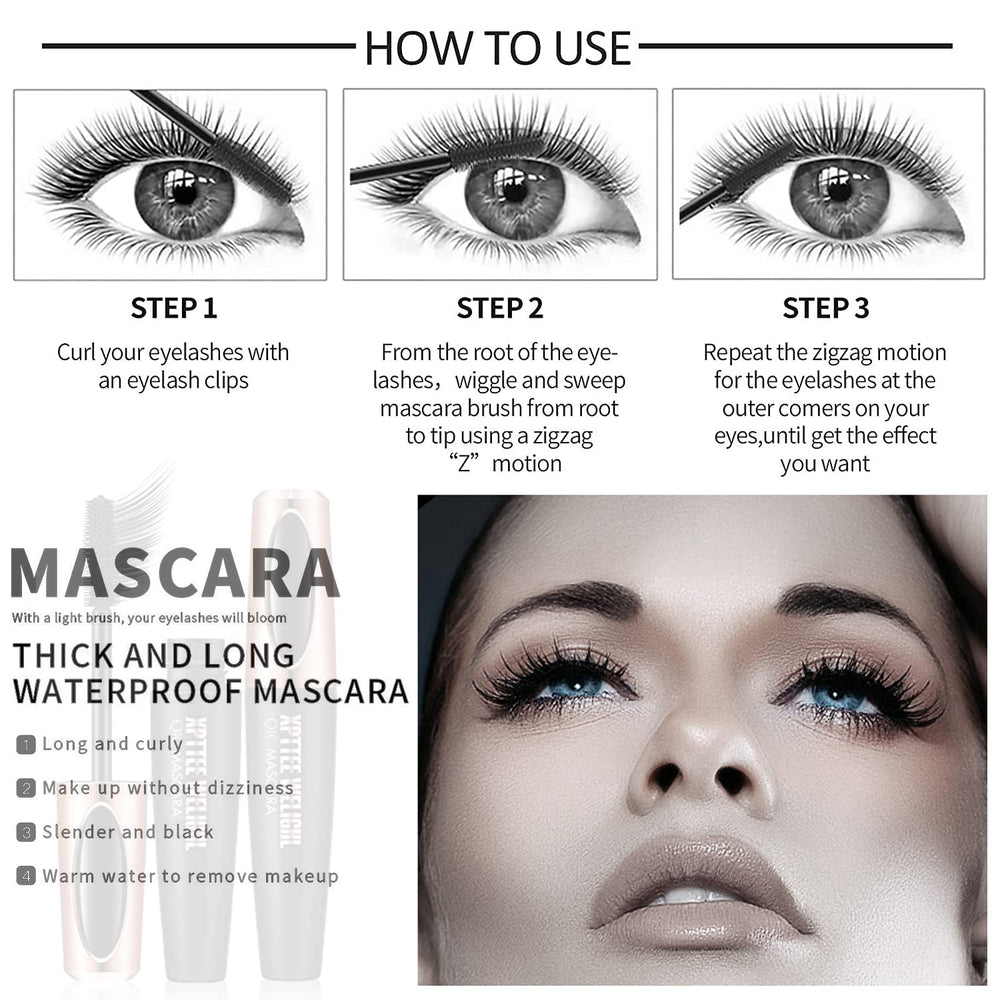 Alisesun 4D Silk Fiber Mascara extension hypoallergenic formula for sensitive eyes